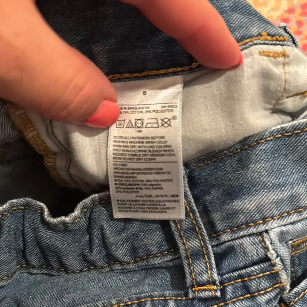 Old Navy Blue Shorts with Distressed Details